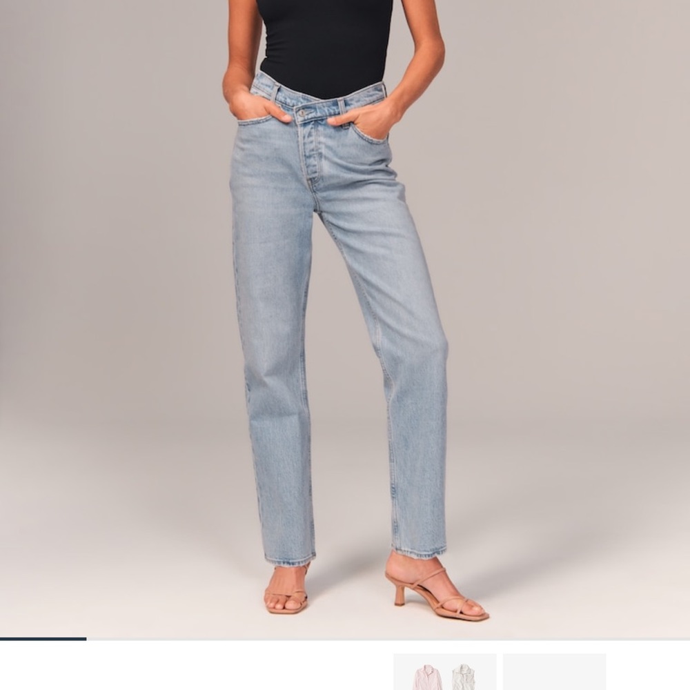 Abercrombie & Fitch High Rise Dad Jeans 28 Regular length